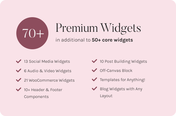 Premium Widgets