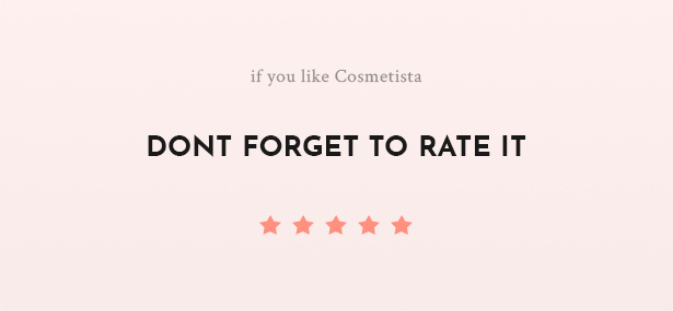Cosmetista – Makeup Review Beauty WordPress Theme