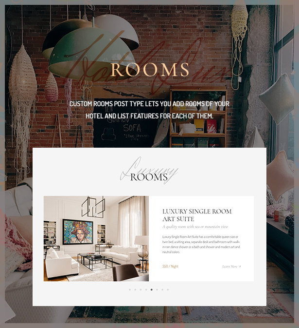 Hotel Lux – Resort & SPA WordPress Theme