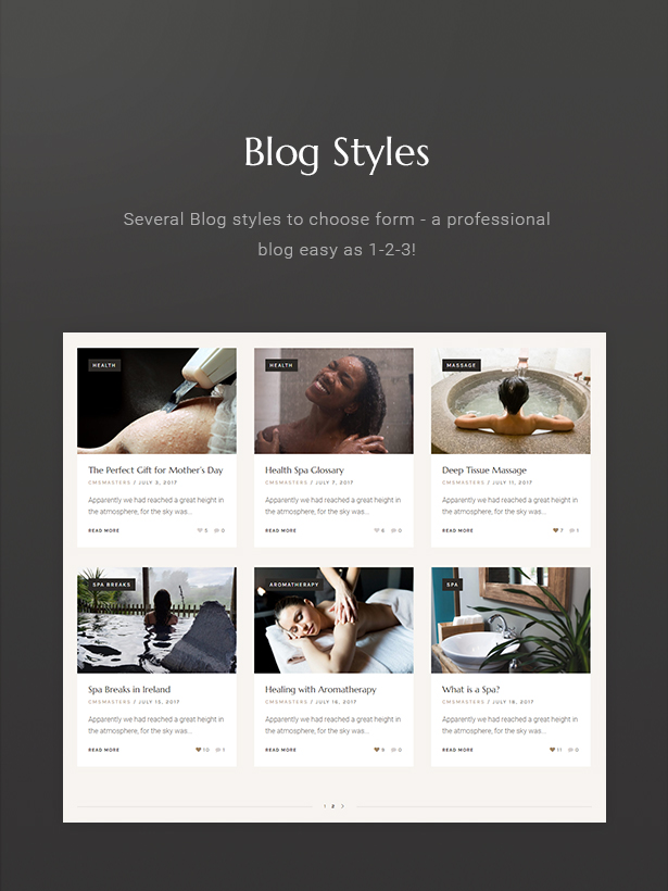 Luxury Spa – Wellness and Beauty WordPress Theme