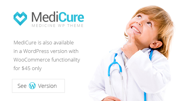 Medicure WordPress theme banner