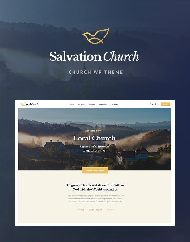 Salvation – Church & Religion WP Theme