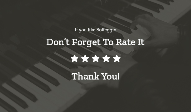 Solfeggio –  Music School Theme